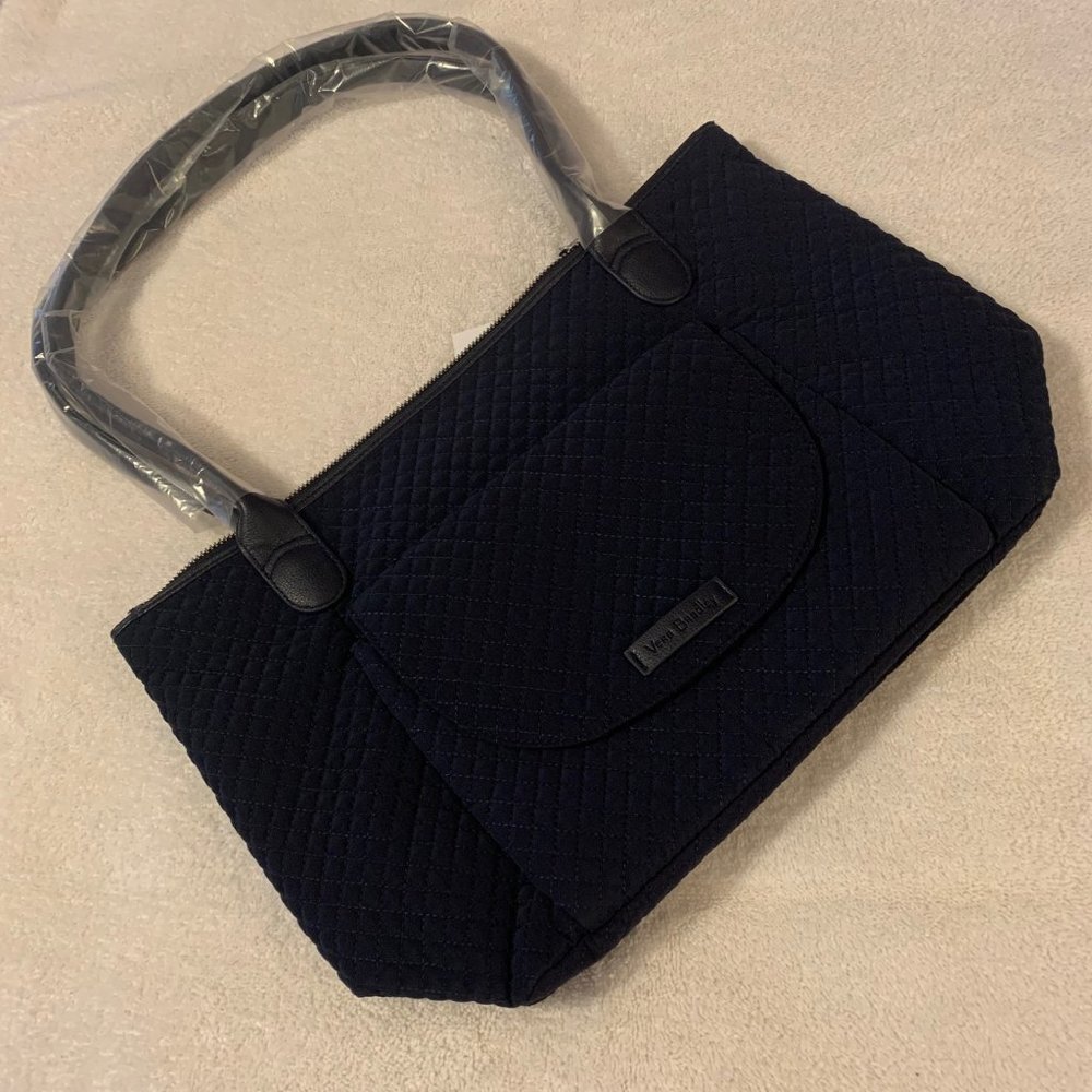 Classic Navy Carson East West Tote